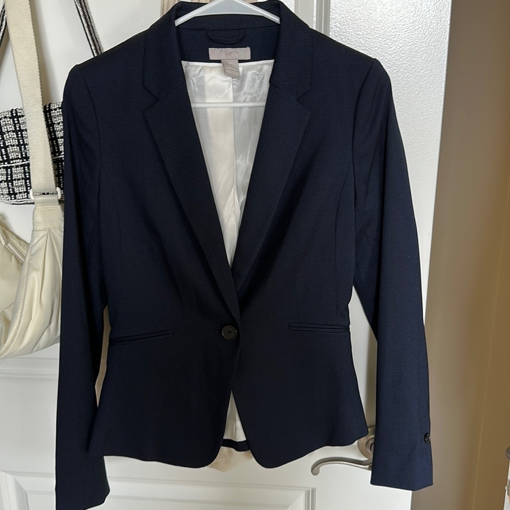 Navy blue blazer